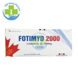 Fotimyd 2000 - Hộp 1 lọ kèm ống nước cất pha tiêm